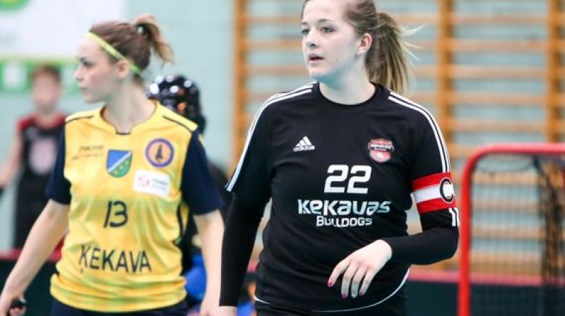 "Ķekavas Bulldogs" būs jāmeklē jauna kapteine
Foto: Floorball.lv