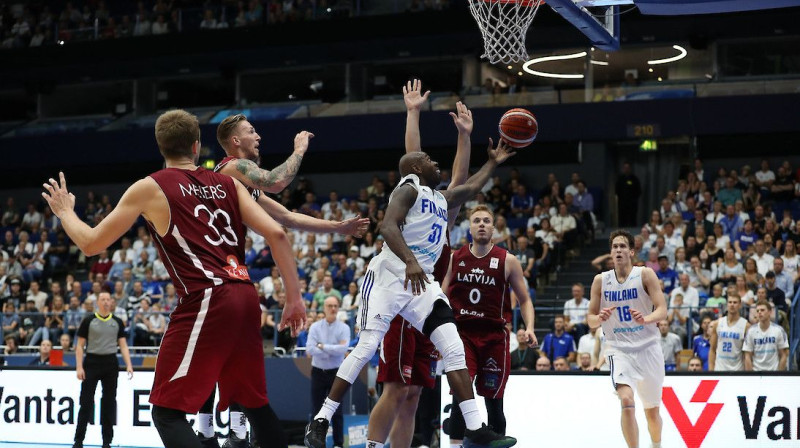 Pirms nedēļas Latvijas izlase zaudēja Somijā
Foto: basket.fi