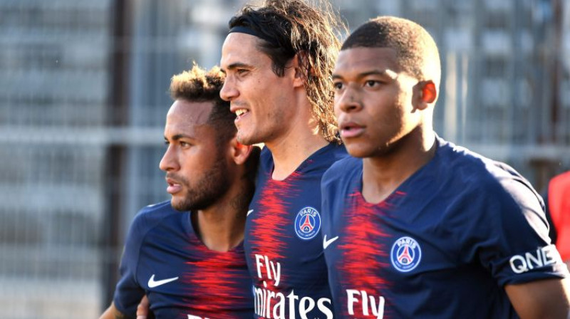 PSG lielais trio. Foto: AFP/Scanpix