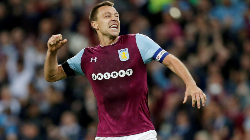 Džons Terijs "Aston Villa" rindās. Foto: Reuters/Scanpix