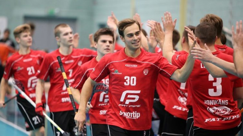 Juris Gribusts aizvadījis rezultatīvāko spēli kopš atgriezies "Lielvārde/FatPipe"
Foto: Floorball.lv