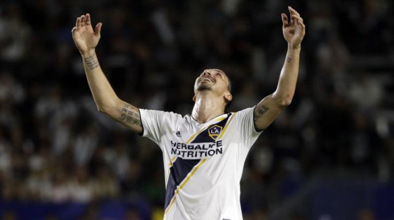 Zlatans Ibrahīmovičs. Foto: AP/Scanpix