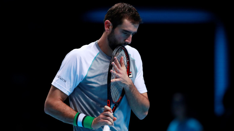 Marinam Čilčam 1-6 bilance pret Aleksandru Zverevu un 1-9 "ATP Finals" karjerā. Foto: Reuters/Scanpix