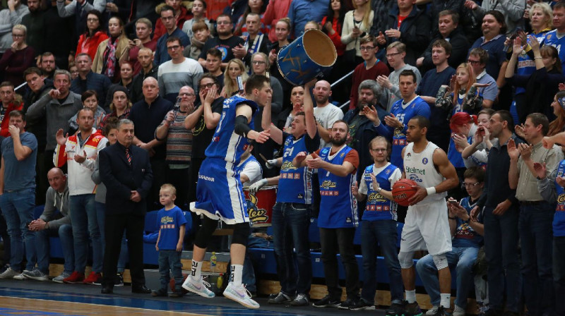 "Kalev/Cramo" spēli šovakar apmeklēja 2000 līdzjutēju, Foto: VTB League