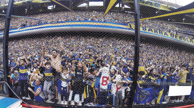 "Boca Juniors" līdzjutēji. Foto: Reuters/Scanpix