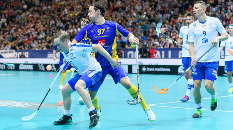 Šovakar tiks noskaidrota pasaules spēcīgākā florbola valstsvienība
Foto: IFF Floorball