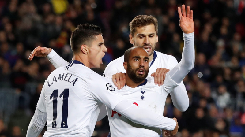 "Tottenham" futbolisti. Foto: Reuters/Scanpix