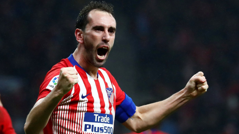 "Atletico" kapteinis Djego Godins. Foto: Reuters/Scanpix