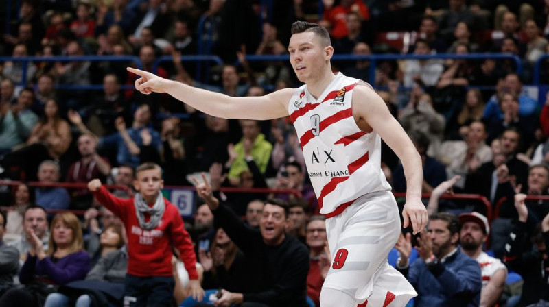 Dairis Bertāns. Foto: Olimpia Milano