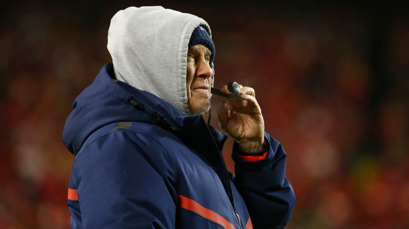 Jaunanglijas "Patriots" galvenais treneris Bils Beličeks
Foto: USA Today/Scanpix