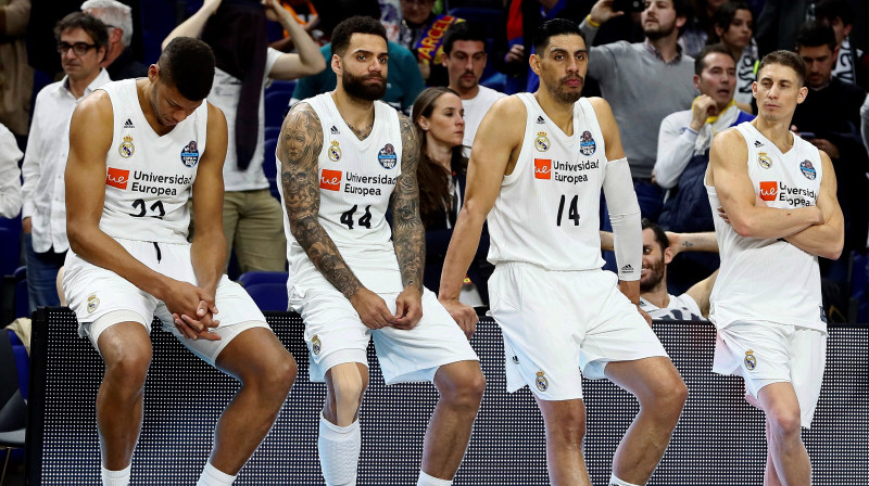 Madrides "Real" basketbolisti. Foto: EPA/Scanpix