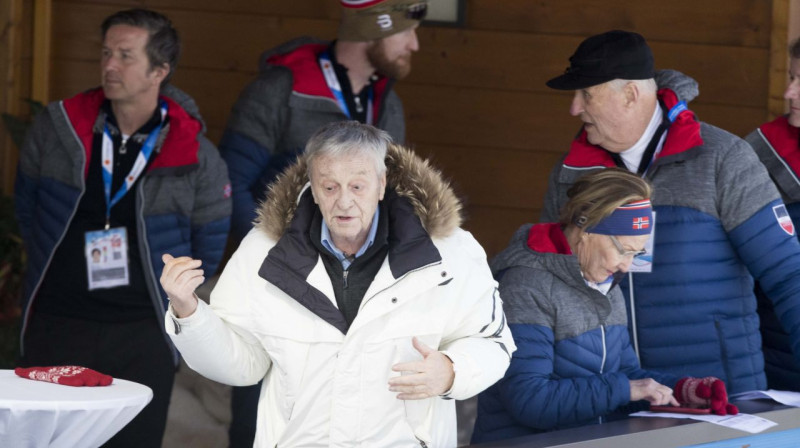 Starptautiskās Slēpošanas federācijas prezidents Džanfranko Kaspers. Foto: NTB / Scanpix