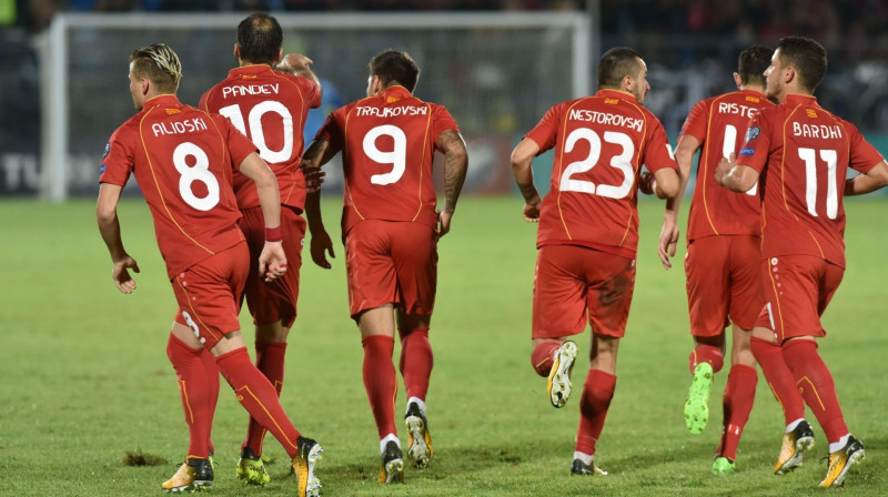 Ziemeļmaķedonijas futbola izlase. Foto: ffm.mk