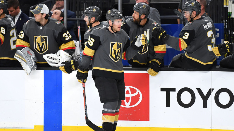 Vegasas "Golden Knights" hokejisti. Foto: Reuters/Scanpix