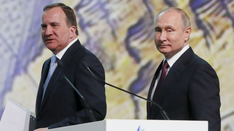 Stefans Levens un Vladimirs Putins. Foto: AP/Scanpix