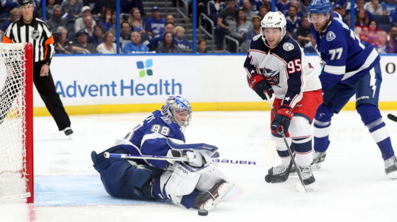 Mets Dušeins uzbrukumā. Foto: USA Today Sports/Scanpix