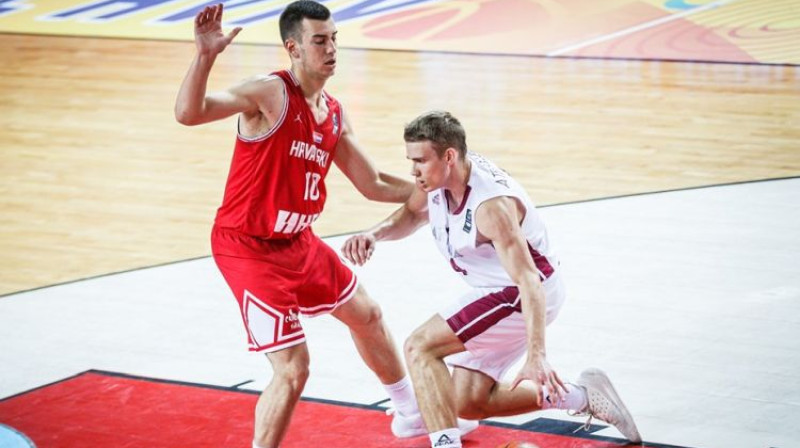 Dāvids Atelbauers. Foto: FIBA