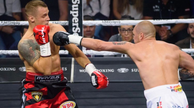 Mairis Briedis un Kšištofs Glovackis. Foto: CHINE NOUVELLE/SIPA/Scanpix