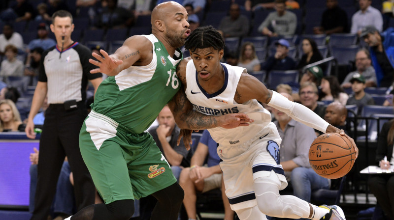 Memfisas "Grizzlies" pret Haifas "Maccabi". Foto: Brandon Dill/AP/Scanpix