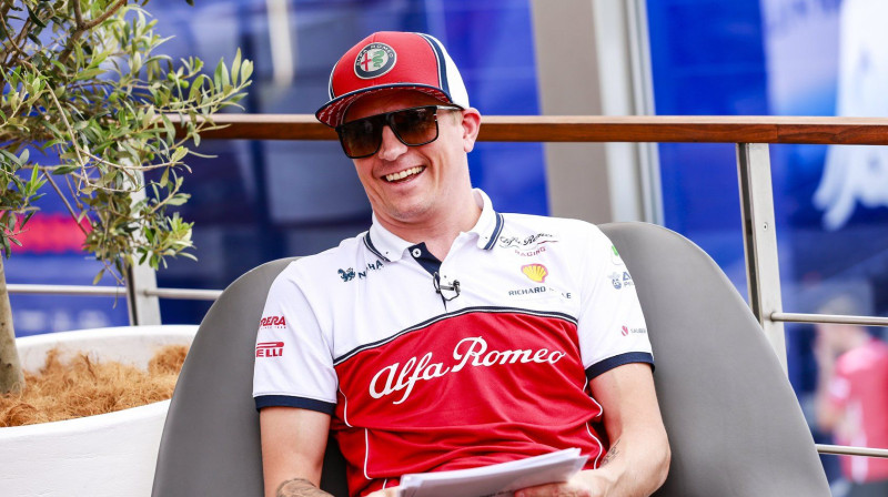 Kimi Reikenens. Foto: Alfa Romeo Racing