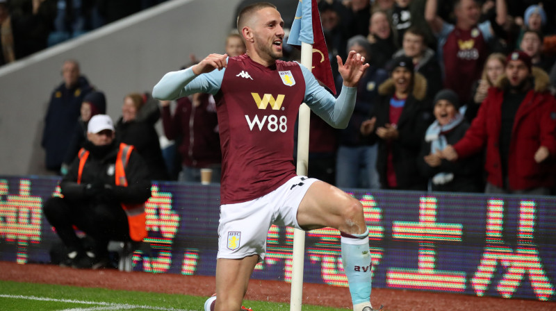 Birmingemas "Aston Villa" futbolists Konors Huriheins. Foto: Nick Potts/PA Wire/PA Images/Scanpix