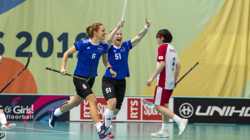 Igaunijas izlasei šodien ļoti svarīga spēle par iekļūšanu TOP-12
Foto: IFF Floorball