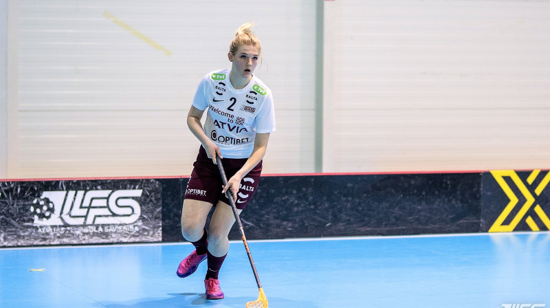 Daniela Dafne Hāne. Foto: Raivo Sarelainens, floorball.lv
