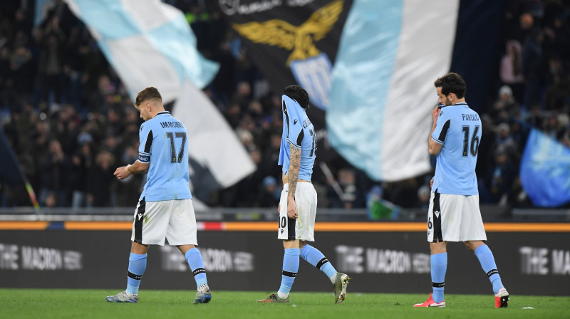 "Lazio" šovakar nespēj iepriecināt līdzjutējus. Foto: REUTERS/scanpix