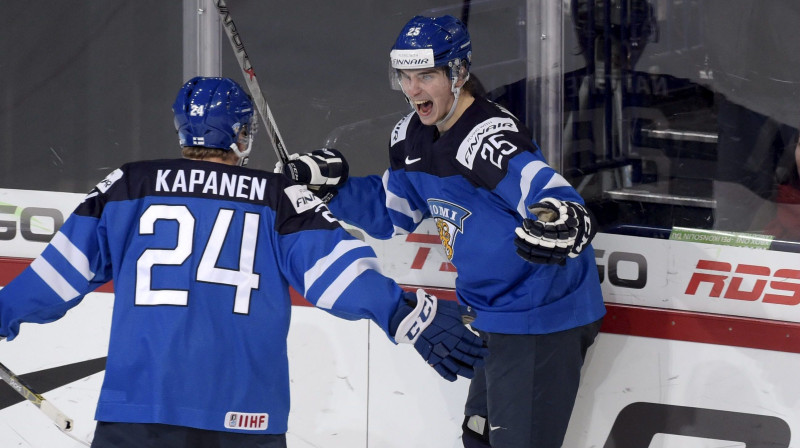 Juliuss Netinens U20 pasaules čempionātā. Foto: Reuters/Scanpix