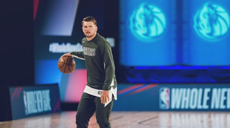 Luka Dončičs. Foto: Mavericks/Nba.com