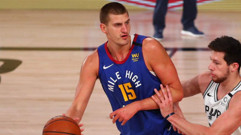 Nikola Jokičs. Foto: USA Today Sports / Scanpix