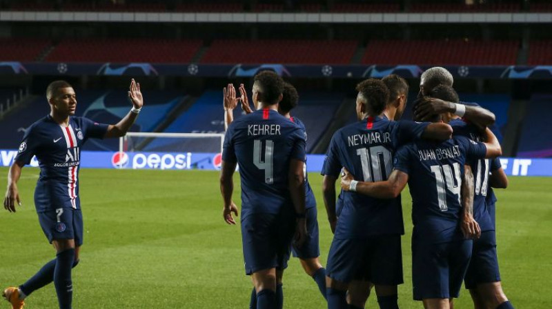 PSG svin vārtu guvumu. Foto: EPA/Scanpix