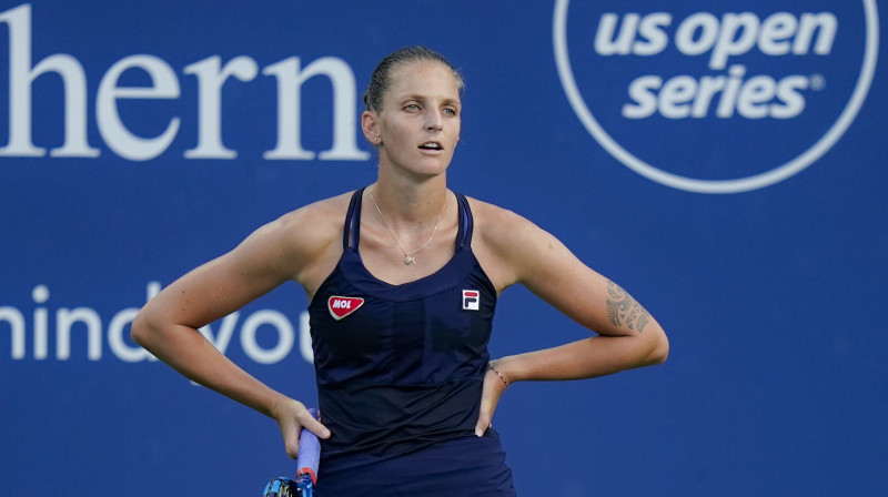 Karolīna Pliškova. Foto: AP/Scanpix