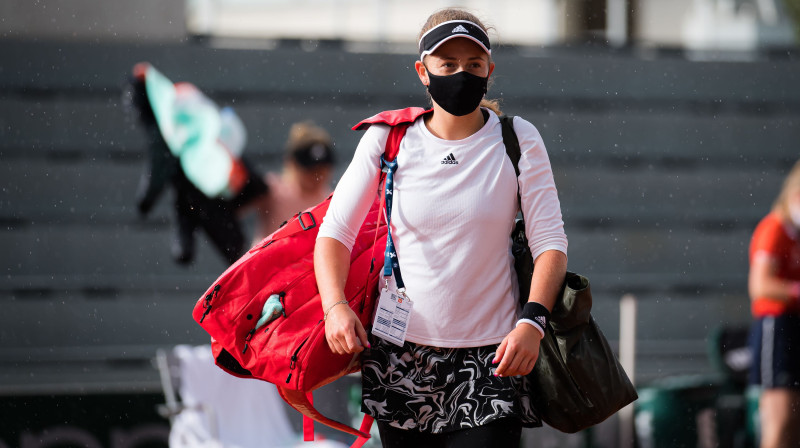 Aļona Ostapenko. Foto: AFP/Scanpix