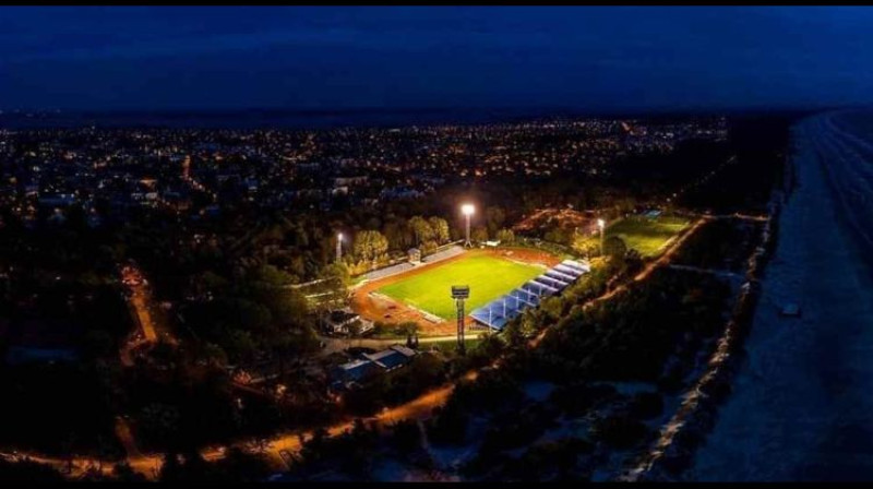 Liepājas futbola stadions. Foto: optibetvirsliga.com