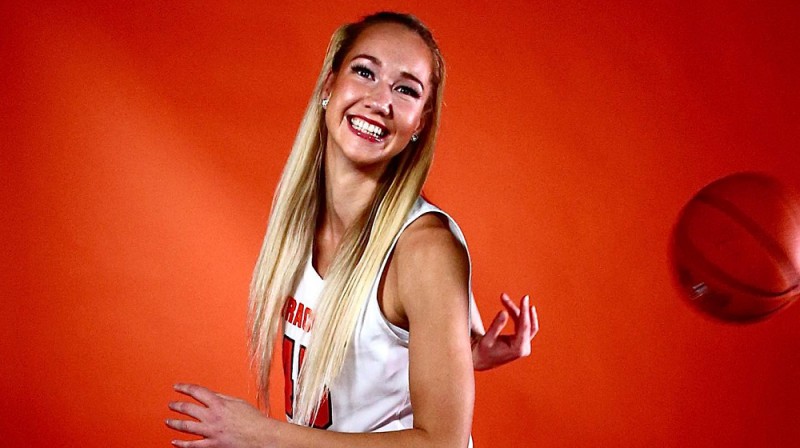 Digna Strautmane. Foto: Syracuse Orange