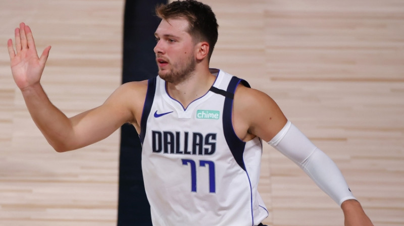 Luka Dončičs. Foto: AFP/Scanpix