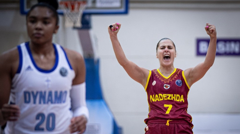 Elīna Babkina: seši punkti, piespēle un pārķerta bumba divās minūtēs. Foto: FIBA