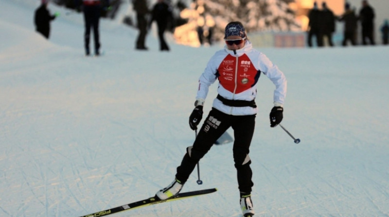 Patr'īcija Eiduka mēģinās sasniergt jaunus vēsturiskus sasniegumus Latvijas slēpošanā. Foto: Dailyskier.