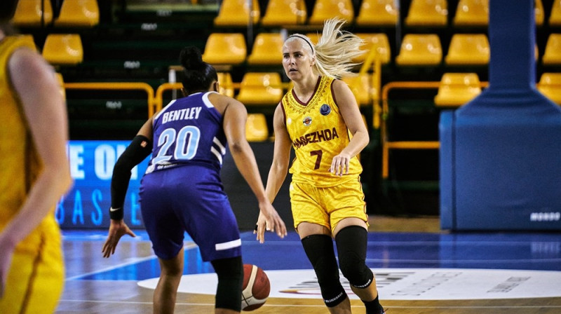 Elīna Babkina 2021. gada 19. janvārī Salamankā. Foto: FIBA