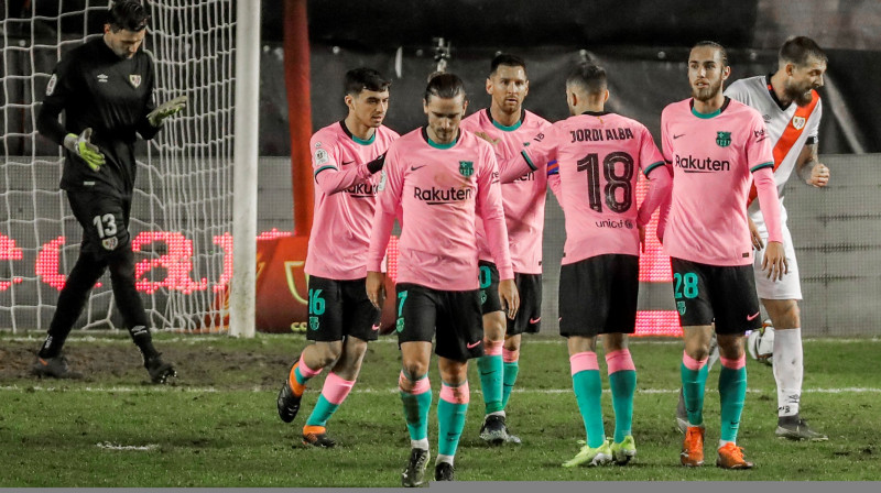 "Barcelona" futbolisti. Foto: AP/Scanpix.ee