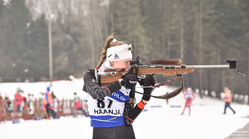 16 gadus vecā Solvita Maļina. Foto: no sportistes Facebook profila