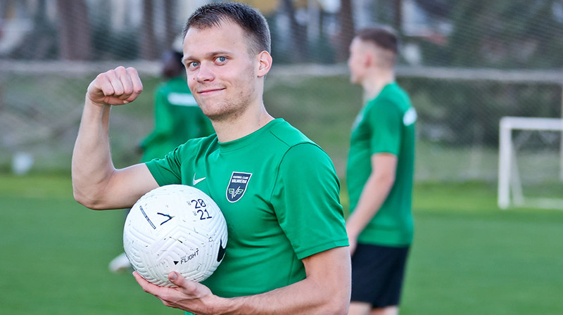 Alvis Jaunzems treniņnometnē Turcijā. Foto: Jānis Līgats