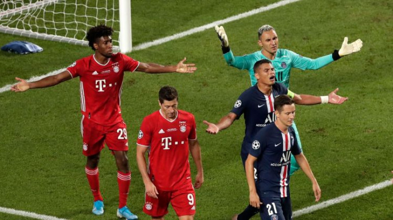 Minhenes "Bayern" pret PSG. Foto: AFP/Scanpix