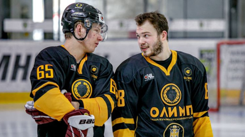 Arvils Bergmanis un Fjodors Jarovinskis. Foto: Agris Bricis/OHL