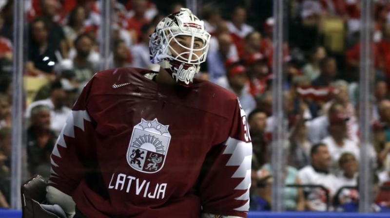 Elvis Merzļikins. Foto: Reuters/Scanpix