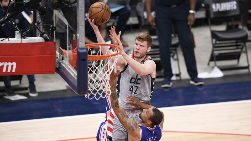 Dāvis Bertāns. Foto: AP/Scanpix