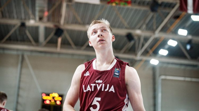 Toms Skuja. Foto: FIBA