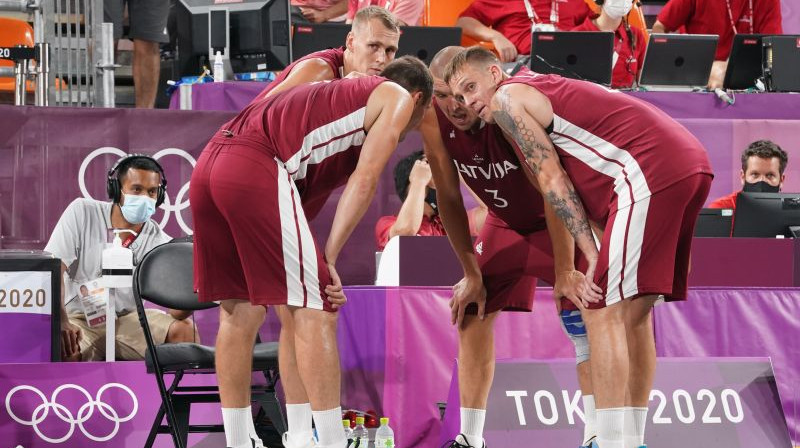 Latvijas 3x3 basketbola izlase. Foto: f64