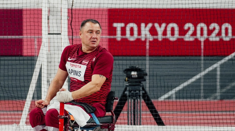 Aigars Apinis. Foto: Ausma Cīrulniece, Latvijas Paralimpiskā komiteja